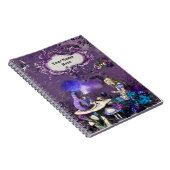 donkere Alice geïnspireerd Notitieboek (Rechterzijde)