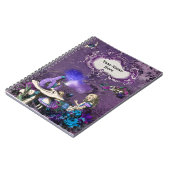 donkere Alice geïnspireerd Notitieboek (Linkerzijde)