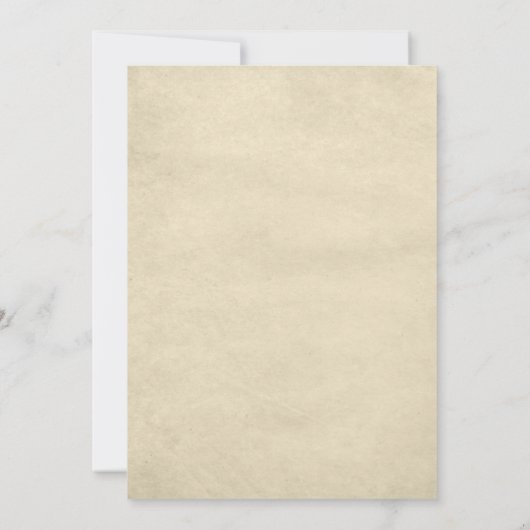 Donkere Alice in Wonderland Wedding Save The Date (Achterkant)