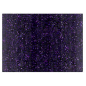 Donkere Amethyst Paarse Glitter Snijplank (Voorkant)