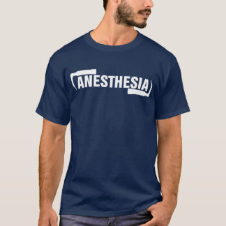 Donkere anesthesie t-shirt
