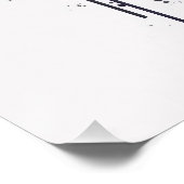 Donkere Angel-Valentijn met donkere donkere ogen Perfect Poster (Hoek)