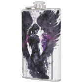 Donkere Angel-Valentijn met een donkerdonkerbruine Heupfles (Links)