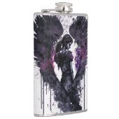 Donkere Angel-Valentijn met een donkerdonkerbruine Heupfles (Rechts)