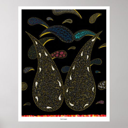 Donkere Angels - Afdrukken Poster (Voorkant)