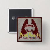 Donkere Angels - Doodharten romans Vierkante Button 5,1 Cm (Voorkant /achterkant)