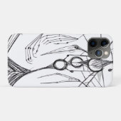 Donkere Anime Fantasy Kraai en Duivel Kunst Case-Mate iPhone Case (Achterkant (horizontaal))