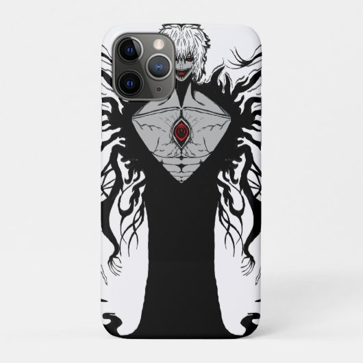 Donkere Anime Fantasy Kraai en Duivel Kunst Case-Mate iPhone Case (Achterkant)