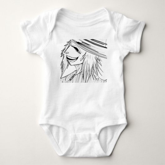 Donkere Anime Fantasy Kraai en Duivel Kunst Romper (Voorkant)