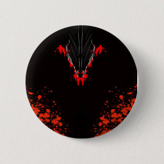 Donkere Anime Fantasy Kraai en Duivel Kunst Ronde Button 5,7 Cm