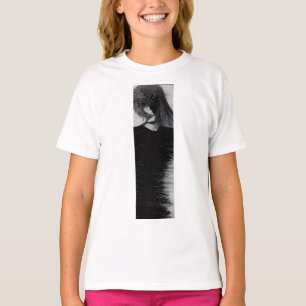 Donkere Anime Fantasy Kraai en Duivel Kunst T-shirt
