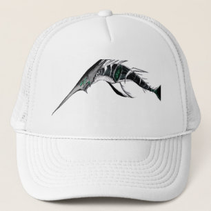 Donkere Anime Fantasy Kraai en Duivel Kunst Trucker Pet