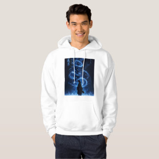 Donkere Anime Figuur Hoodie – Mysterieuze Blauwe D