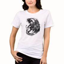 Donkere Anime Meisje met Reusachtige Kat KUNST
