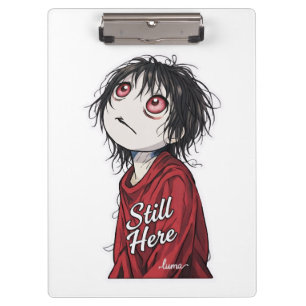 Donkere Anime "Toch Hier" Esthetische Gotische Ill Klembord