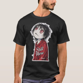 Donkere Anime "Toch Hier" Esthetische Gotische Ill T-shirt