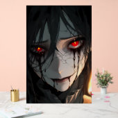 Donkere Anime Vampier Rode Ogen Acryl Bord (Huwelijk)