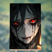 Donkere Anime Vampier Rode Ogen Acryl Bord (Neutraal)