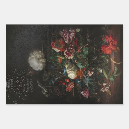 Donkere Antiek ontkoppeling van het leven van de F Inpakpapier Vel (Voorkant 3)