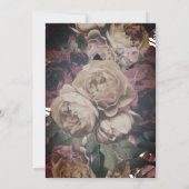 Donkere Antiek  Rozen Kaart (Achterkant)