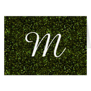 Donkere Apple Green Glitter