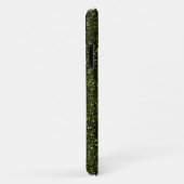 Donkere Apple Green Glitter Case-Mate iPhone Case (Achterkant/rechts)