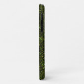 Donkere Apple Green Glitter Case-Mate iPhone Case (Achterkant/links)