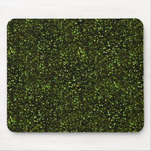 Donkere Apple Green Glitter Muismat
