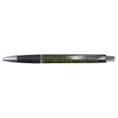 Donkere Apple Green Glitter Pen (Achterkant)