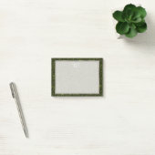 Donkere Apple Green Glitter Post-it® Notes (Kantoor)