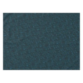 Donkere Aqua Blauwgroen Blue Glitter Tafelkleed (Voorkant (Horizontaal))