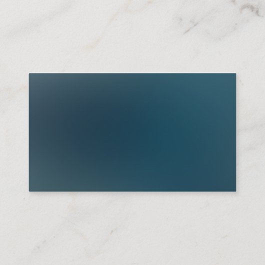 Donkere Aquamarijn en Blauwgroen Blauwe Bloemenbru Informatiekaartje (Achterkant)