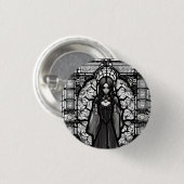 Donkere Art Gothic Girl Canvas tas Ronde Button 3,2 Cm (Voorkant /achterkant)