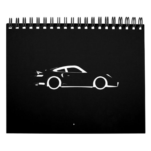 Donkere auto kalender (Hoes)