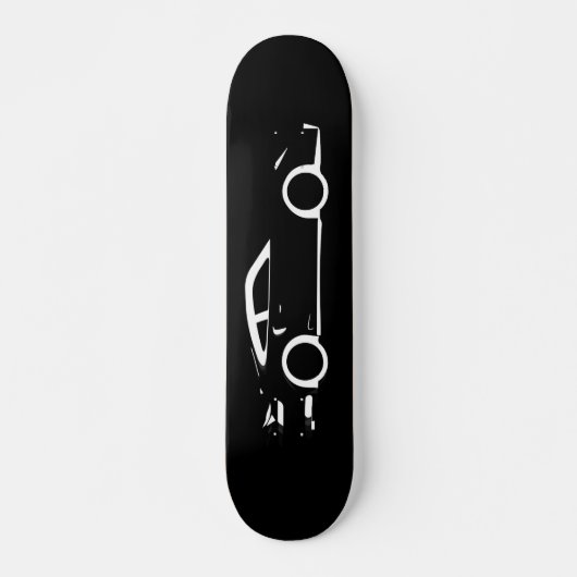 Donkere auto persoonlijk skateboard (Voorkant)