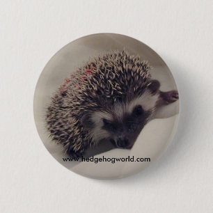 Donkere baby knop ronde button 5,7 cm