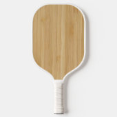 Donkere bamboe pickleball paddle (Voorkant)