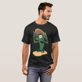 Donkere bandido cactus t-shirt (Voorkant volledig)