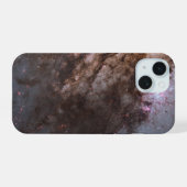 Donkere banen van stof doorkruisen Centaurus A Gal iPhone 15 Case (Achterkant horizontaal)
