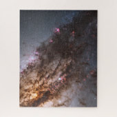 Donkere banen van stof doorkruisen Centaurus A Gal Legpuzzel (Verticaal)