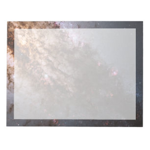 Donkere banen van stof doorkruisen Centaurus A Gal Notitieblok