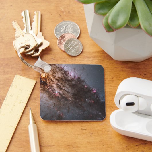 Donkere banen van stof doorkruisen Centaurus A Gal Sleutelhanger (Bureau)