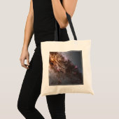 Donkere banen van stof doorkruisen Centaurus A Gal Tote Bag (Voorkant (product))