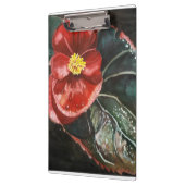 Donkere begonia in Waterverf Klembord (Links)