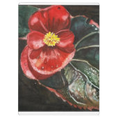 Donkere begonia in Waterverf Klembord (Achterkant)