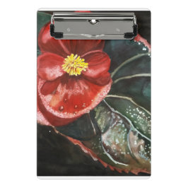 Donkere begonia in Waterverf Mini Klembord