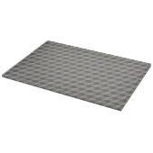 Donkere beige 3D-kubussen in cascade Snijplank (Hoek)