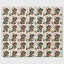 Donkere Berenedoodle Inpakpapier