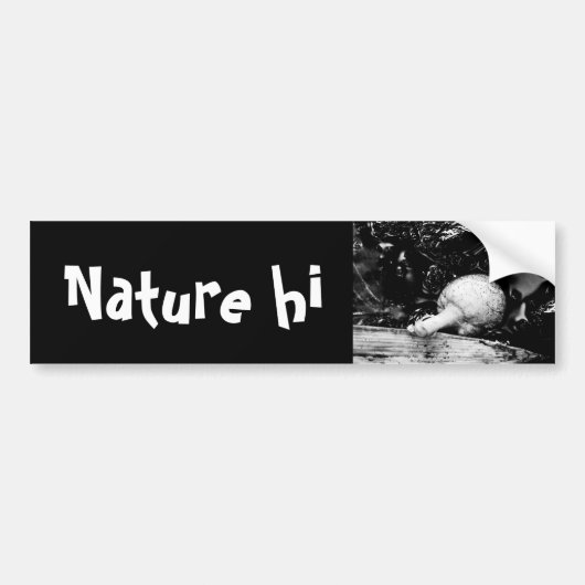 donkere beschermer bumpersticker (Voorkant)