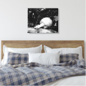 donkere beschermer canvas afdruk (Insitu (Slaapkamer))